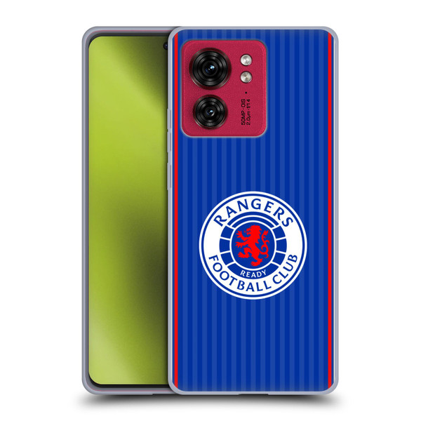 Rangers FC 2023/24 Kit Home Soft Gel Case for Motorola Moto Edge 40