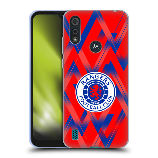 Rangers FC 2023/24 Kit Fourth Soft Gel Case for Motorola Moto E6s (2020)