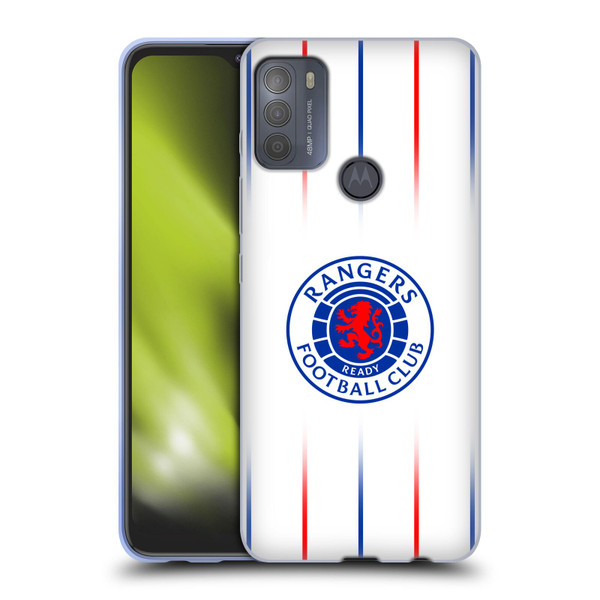 Rangers FC 2023/24 Kit Away Soft Gel Case for Motorola Moto G50