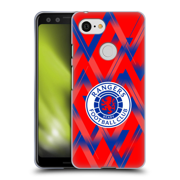 Rangers FC 2023/24 Kit Fourth Soft Gel Case for Google Pixel 3