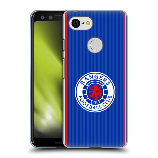Rangers FC 2023/24 Kit Home Soft Gel Case for Google Pixel 3
