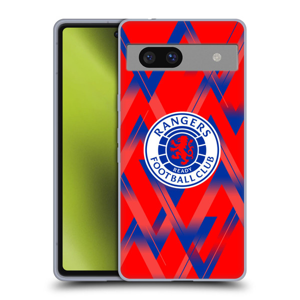 Rangers FC 2023/24 Kit Fourth Soft Gel Case for Google Pixel 7a