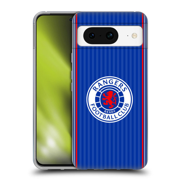 Rangers FC 2023/24 Kit Home Soft Gel Case for Google Pixel 8
