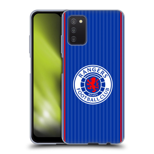Rangers FC 2023/24 Kit Home Soft Gel Case for Samsung Galaxy A03s (2021)