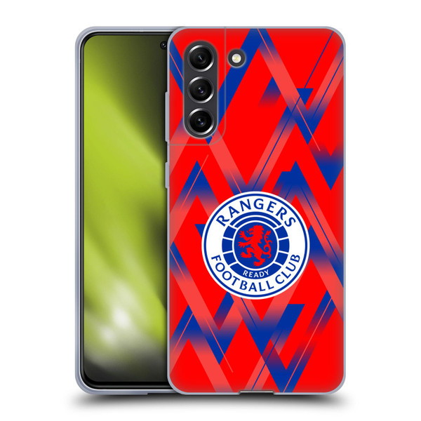 Rangers FC 2023/24 Kit Fourth Soft Gel Case for Samsung Galaxy S21 FE 5G