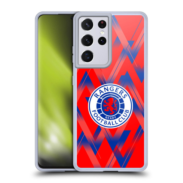 Rangers FC 2023/24 Kit Fourth Soft Gel Case for Samsung Galaxy S21 Ultra 5G