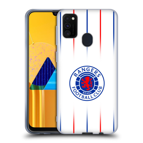 Rangers FC 2023/24 Kit Away Soft Gel Case for Samsung Galaxy M30s (2019)/M21 (2020)