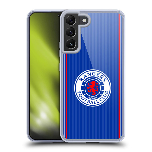 Rangers FC 2023/24 Kit Home Soft Gel Case for Samsung Galaxy S22+ 5G