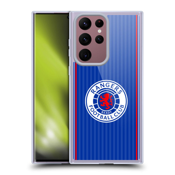 Rangers FC 2023/24 Kit Home Soft Gel Case for Samsung Galaxy S22 Ultra 5G