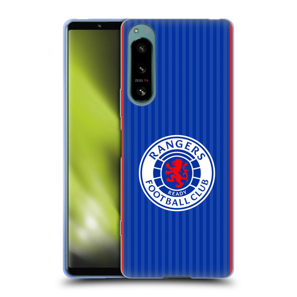 Rangers FC 2023/24 Kit Home Soft Gel Case for Sony Xperia 5 IV