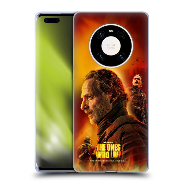 The Walking Dead: The Ones Who Live Key Art Rick Soft Gel Case for Huawei Mate 40 Pro 5G