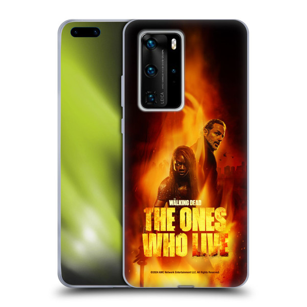 The Walking Dead: The Ones Who Live Key Art Poster Soft Gel Case for Huawei P40 Pro / P40 Pro Plus 5G