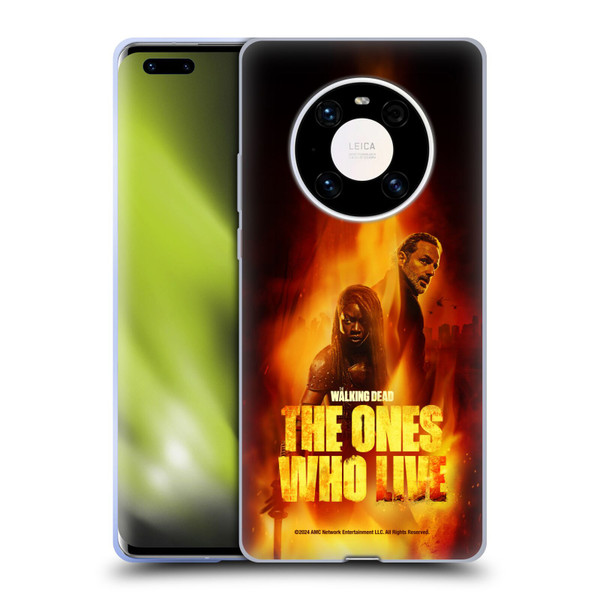The Walking Dead: The Ones Who Live Key Art Poster Soft Gel Case for Huawei Mate 40 Pro 5G
