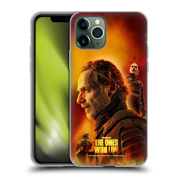 The Walking Dead: The Ones Who Live Key Art Rick Soft Gel Case for Apple iPhone 11 Pro