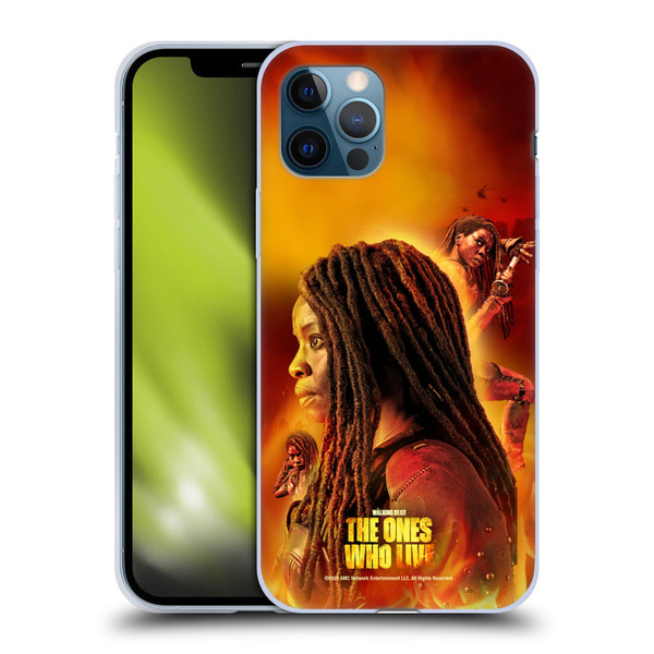 The Walking Dead: The Ones Who Live Key Art Michonne Soft Gel Case for Apple iPhone 12 / iPhone 12 Pro