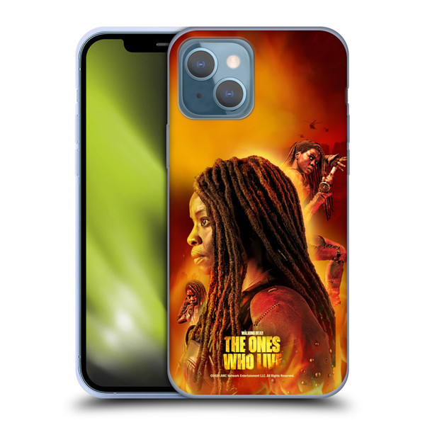 The Walking Dead: The Ones Who Live Key Art Michonne Soft Gel Case for Apple iPhone 13