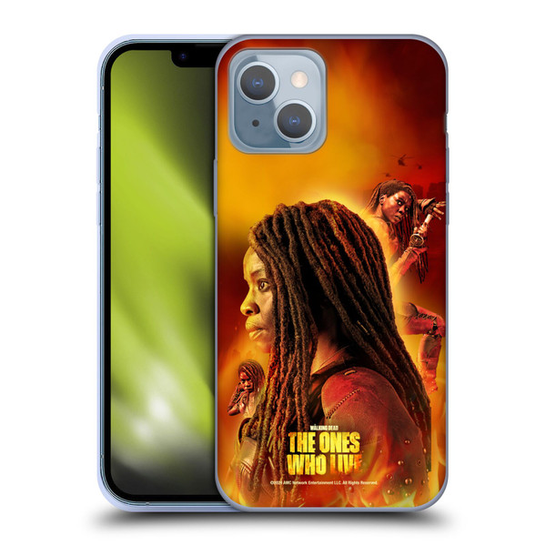 The Walking Dead: The Ones Who Live Key Art Michonne Soft Gel Case for Apple iPhone 14