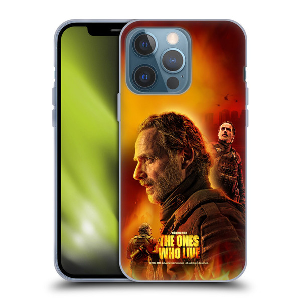 The Walking Dead: The Ones Who Live Key Art Rick Soft Gel Case for Apple iPhone 13 Pro