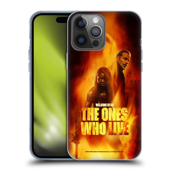 The Walking Dead: The Ones Who Live Key Art Poster Soft Gel Case for Apple iPhone 14 Pro Max