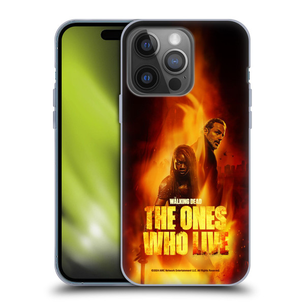 The Walking Dead: The Ones Who Live Key Art Poster Soft Gel Case for Apple iPhone 14 Pro