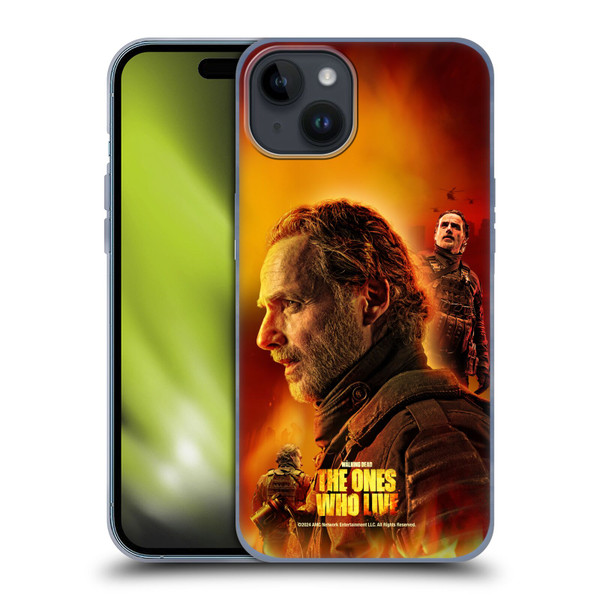 The Walking Dead: The Ones Who Live Key Art Rick Soft Gel Case for Apple iPhone 15 Plus