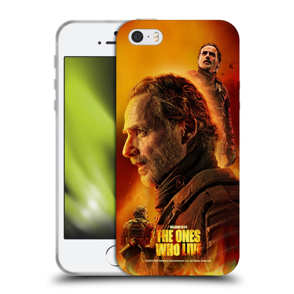 The Walking Dead: The Ones Who Live Key Art Rick Soft Gel Case for Apple iPhone 5 / 5s / iPhone SE 2016