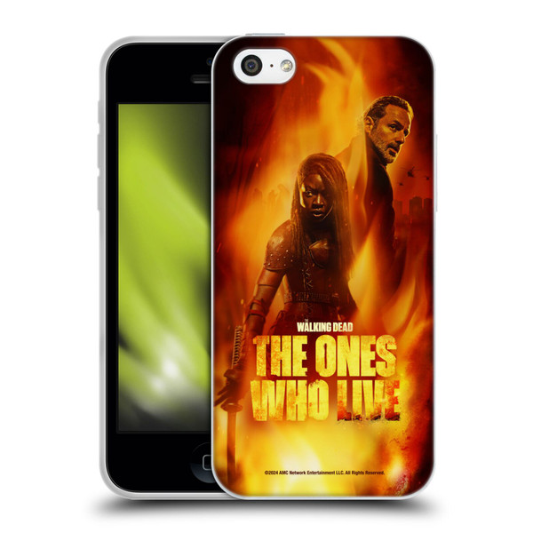 The Walking Dead: The Ones Who Live Key Art Poster Soft Gel Case for Apple iPhone 5c