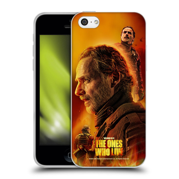 The Walking Dead: The Ones Who Live Key Art Rick Soft Gel Case for Apple iPhone 5c