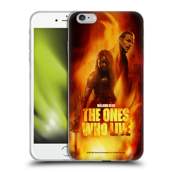 The Walking Dead: The Ones Who Live Key Art Poster Soft Gel Case for Apple iPhone 6 Plus / iPhone 6s Plus