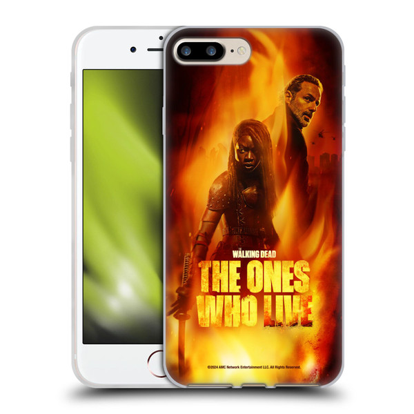 The Walking Dead: The Ones Who Live Key Art Poster Soft Gel Case for Apple iPhone 7 Plus / iPhone 8 Plus
