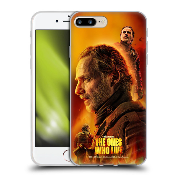 The Walking Dead: The Ones Who Live Key Art Rick Soft Gel Case for Apple iPhone 7 Plus / iPhone 8 Plus
