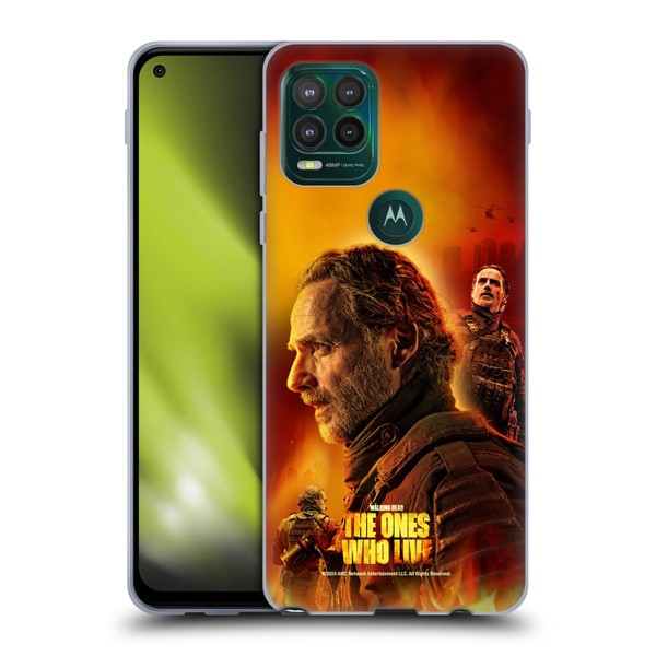 The Walking Dead: The Ones Who Live Key Art Rick Soft Gel Case for Motorola Moto G Stylus 5G 2021