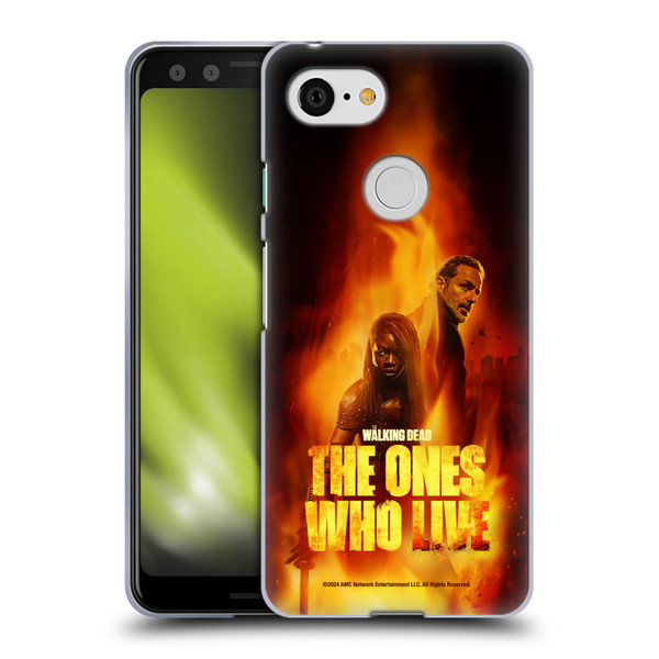 The Walking Dead: The Ones Who Live Key Art Poster Soft Gel Case for Google Pixel 3