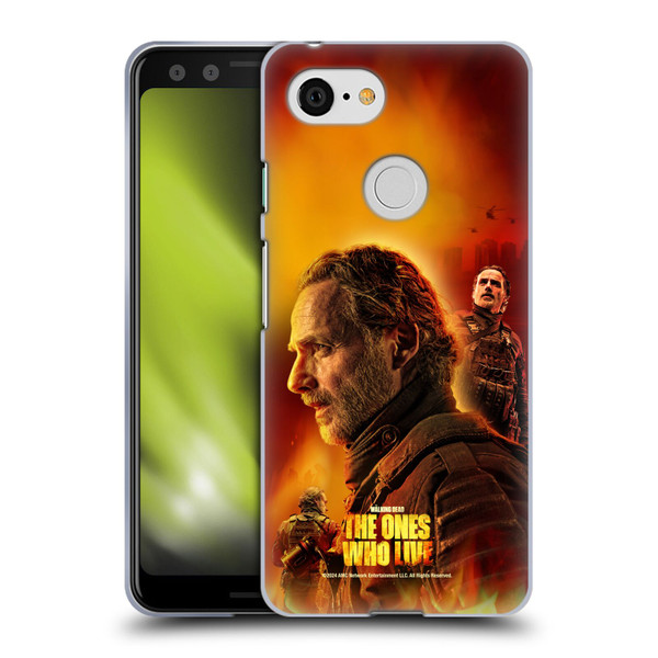 The Walking Dead: The Ones Who Live Key Art Rick Soft Gel Case for Google Pixel 3