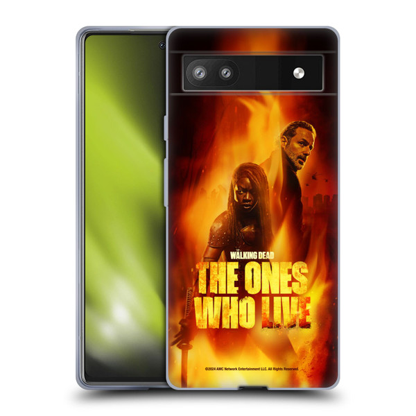 The Walking Dead: The Ones Who Live Key Art Poster Soft Gel Case for Google Pixel 6a