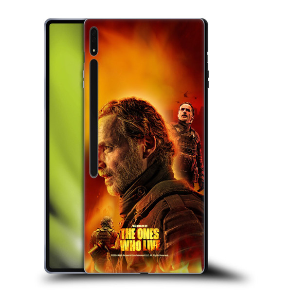 The Walking Dead: The Ones Who Live Key Art Rick Soft Gel Case for Samsung Galaxy Tab S8 Ultra