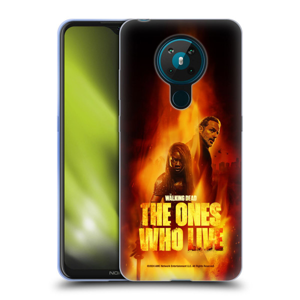 The Walking Dead: The Ones Who Live Key Art Poster Soft Gel Case for Nokia 5.3