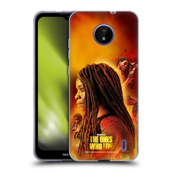 The Walking Dead: The Ones Who Live Key Art Michonne Soft Gel Case for Nokia C10 / C20