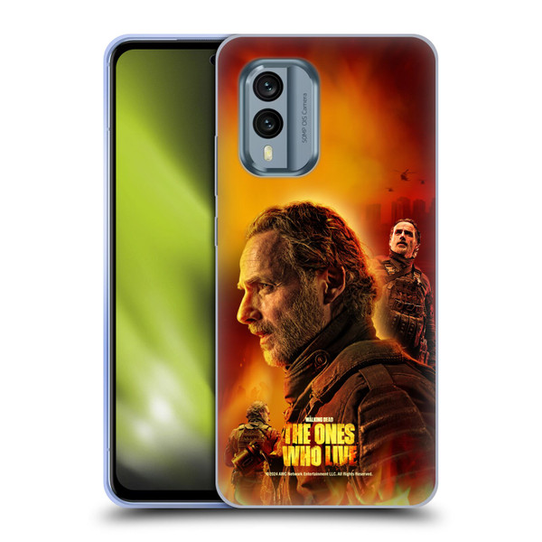 The Walking Dead: The Ones Who Live Key Art Rick Soft Gel Case for Nokia X30