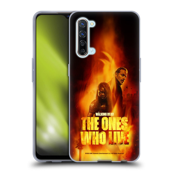 The Walking Dead: The Ones Who Live Key Art Poster Soft Gel Case for OPPO Find X2 Lite 5G