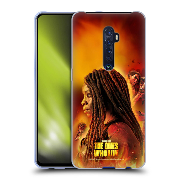 The Walking Dead: The Ones Who Live Key Art Michonne Soft Gel Case for OPPO Reno 2