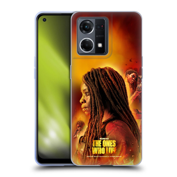 The Walking Dead: The Ones Who Live Key Art Michonne Soft Gel Case for OPPO Reno8 4G