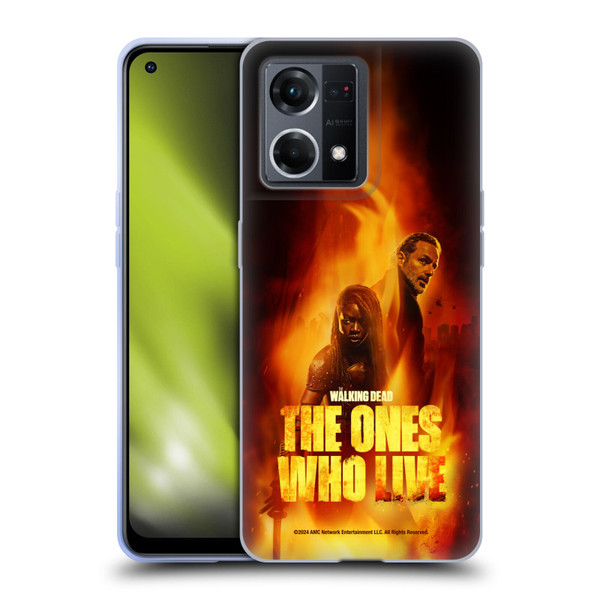 The Walking Dead: The Ones Who Live Key Art Poster Soft Gel Case for OPPO Reno8 4G