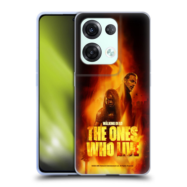 The Walking Dead: The Ones Who Live Key Art Poster Soft Gel Case for OPPO Reno8 Pro