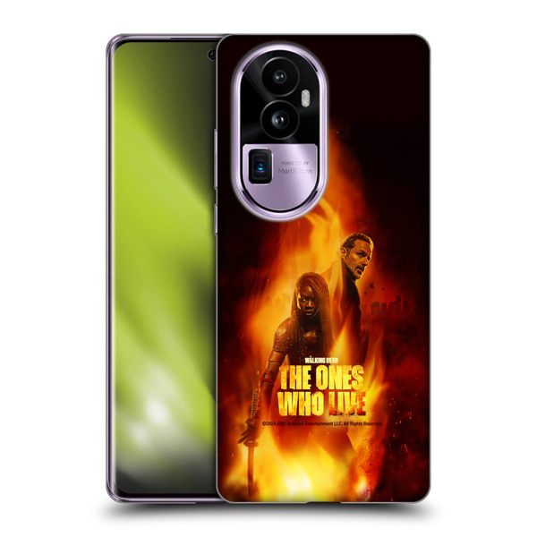 The Walking Dead: The Ones Who Live Key Art Poster Soft Gel Case for OPPO Reno10 Pro+