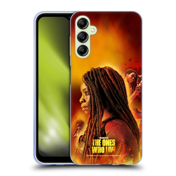 The Walking Dead: The Ones Who Live Key Art Michonne Soft Gel Case for Samsung Galaxy A14 5G