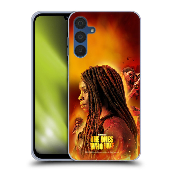 The Walking Dead: The Ones Who Live Key Art Michonne Soft Gel Case for Samsung Galaxy A15