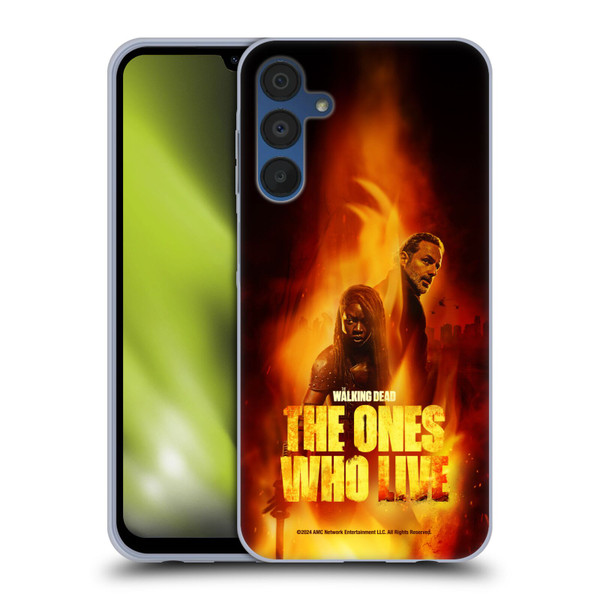 The Walking Dead: The Ones Who Live Key Art Poster Soft Gel Case for Samsung Galaxy A15