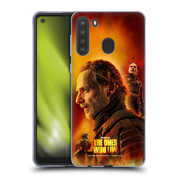 The Walking Dead: The Ones Who Live Key Art Rick Soft Gel Case for Samsung Galaxy A21 (2020)