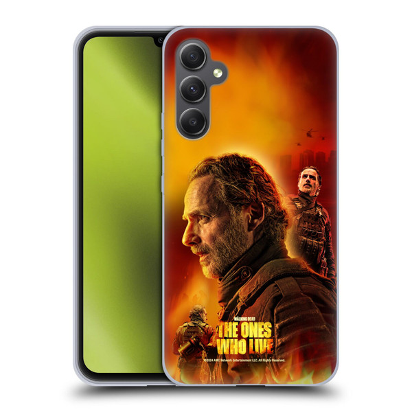 The Walking Dead: The Ones Who Live Key Art Rick Soft Gel Case for Samsung Galaxy A34 5G